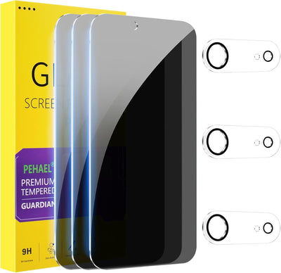 3+3 Pack Privacy Screen Protector for iPhone 17 Air (6.5")