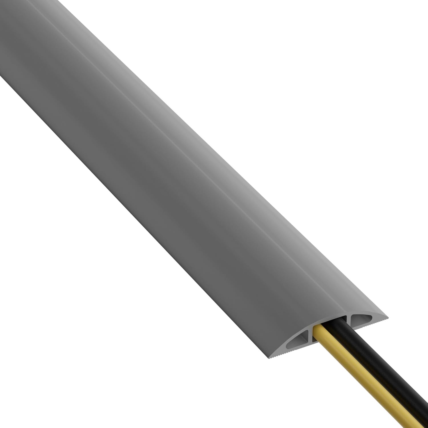 6ft Floor Cable Protector Gray