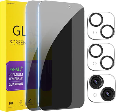 iPhone 15 Plus Privacy Glass + Lens Protectors