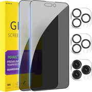 iPhone 14 Pro Max Privacy Glass + Lens Protectors