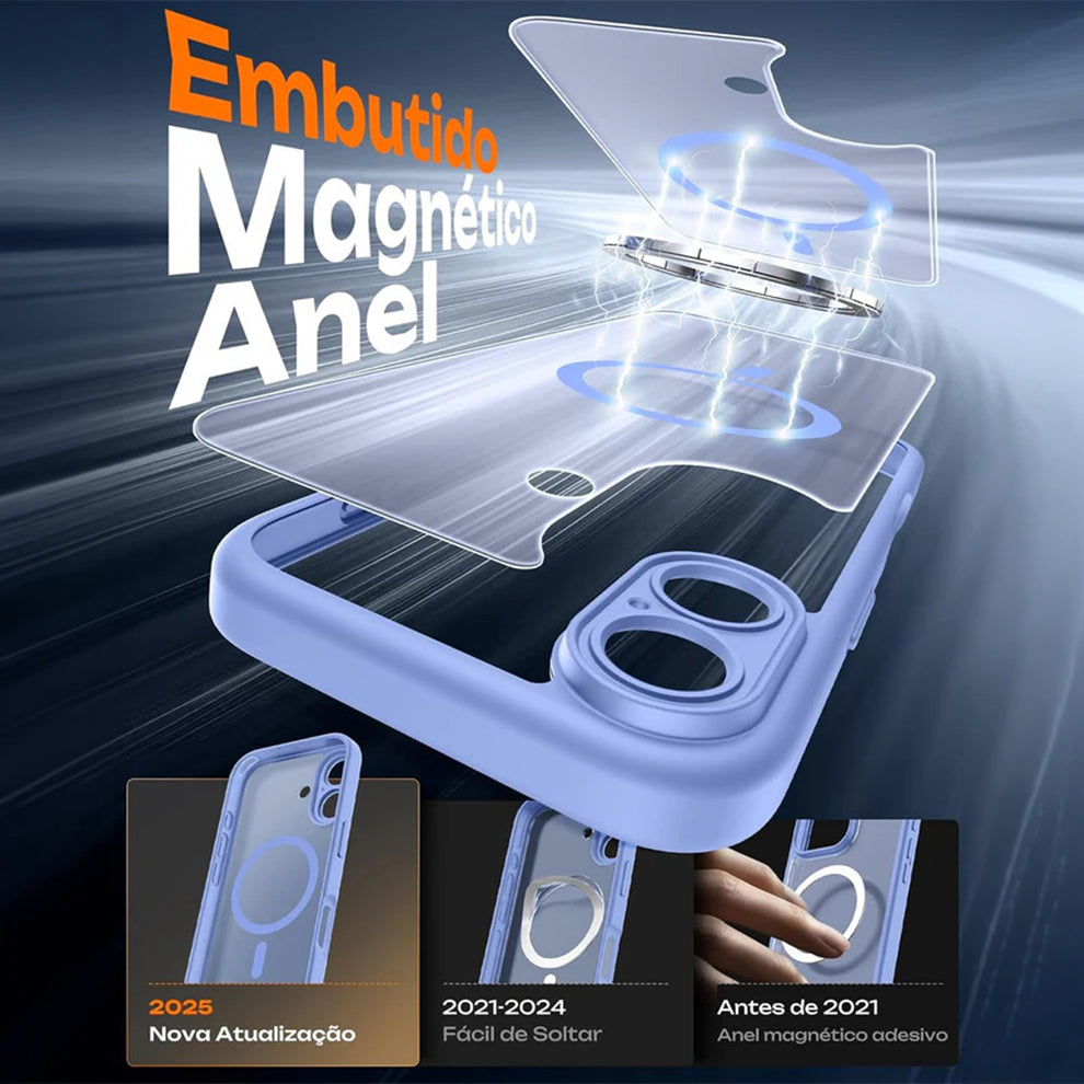 MagSafe Case for iPhone with Camera Protection - Light Blue