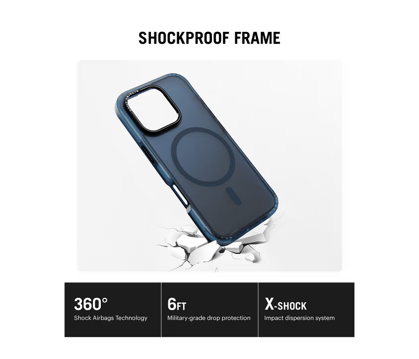 Blue Nimbus MagSafe Phone Case Cover For iPhone 16 Pro Max