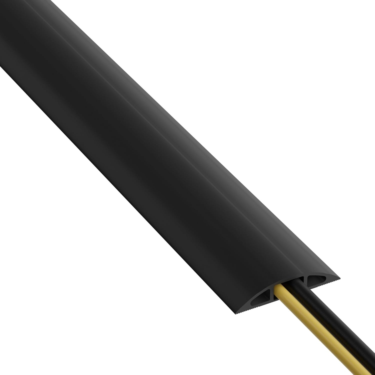 6ft Heavy Duty Floor Cable Cover Black