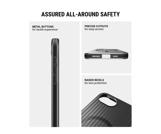 Black Beam 2.0 MagSafe Phone Case Cover for iPhone 16e