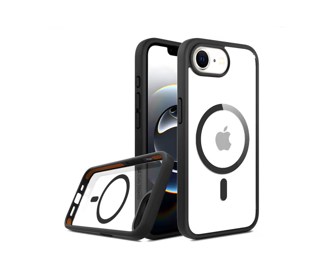 Black Armour MagSafe Phone Case Cover For iPhone 16e