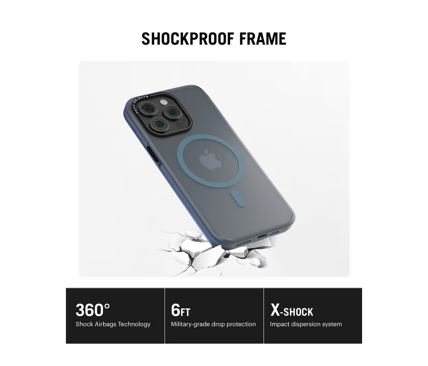 Blue Nimbus MagSafe Phone Case Cover For iPhone 15 Pro Max