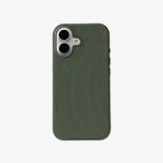 MagSafe Compatible Protective Fabric Case for iPhone 17 – Olive Green
