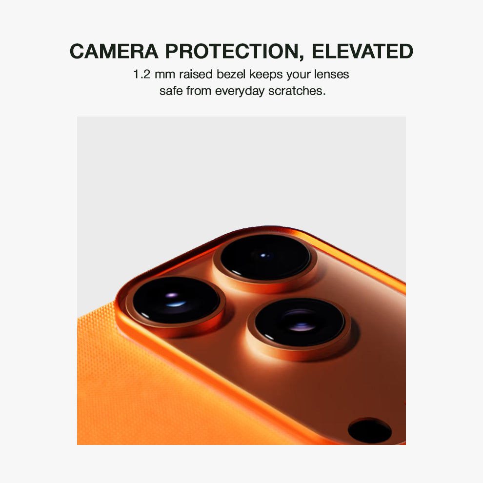 MagSafe Compatible Back Cover Case for iPhone 17 Pro Max (Magnetic | Orange)
