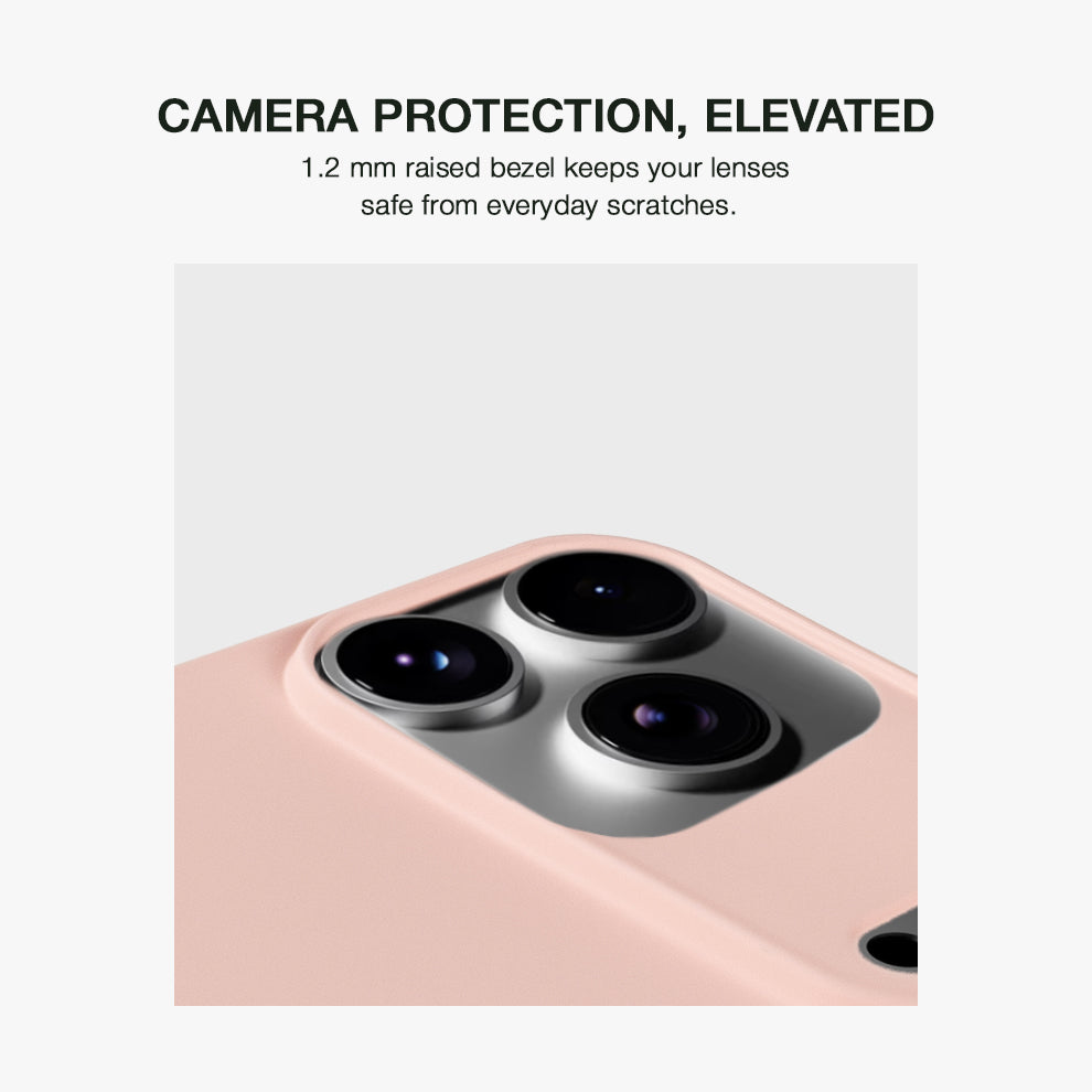 iPhone 17 Pro Max Slim Shockproof Lanyard Case, Pink