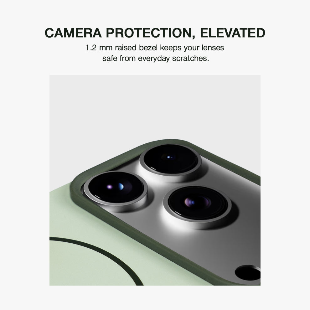 iPhone 17 Pro Max Slim Shockproof MagSafe Case, Sage Green