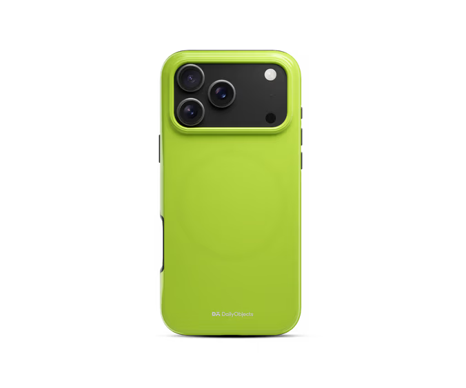 Lime Enamel Bumper MagSafe iPhone 17 Pro Max Case