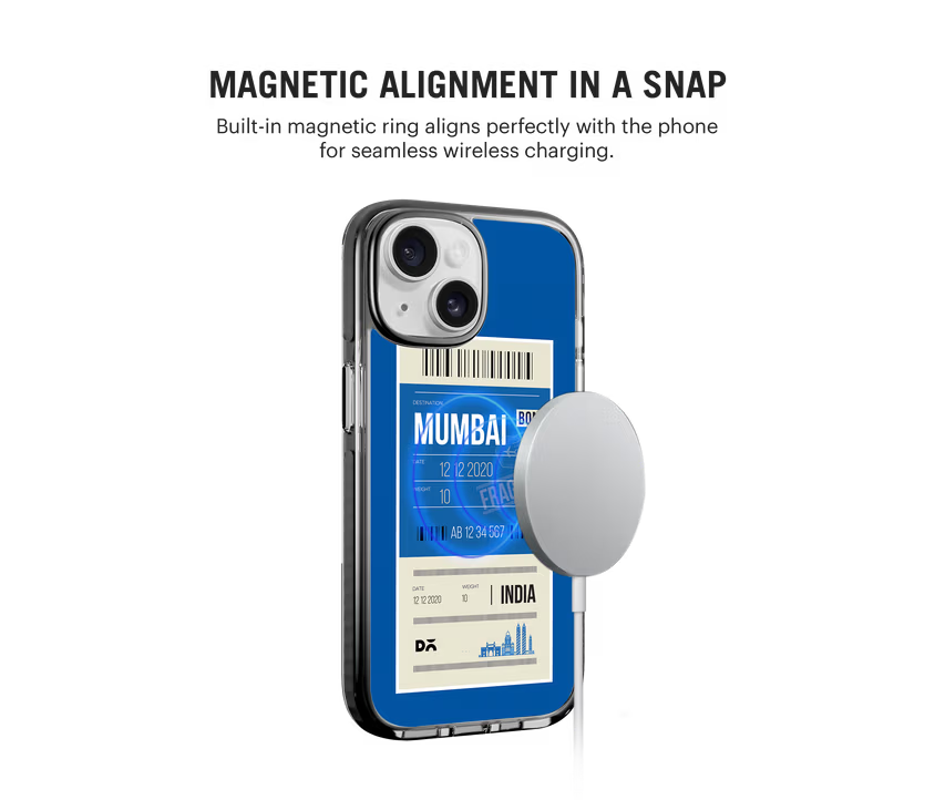 Mumbai City Tag Stride 3.0 MagSafe Case Cover For iPhone 15