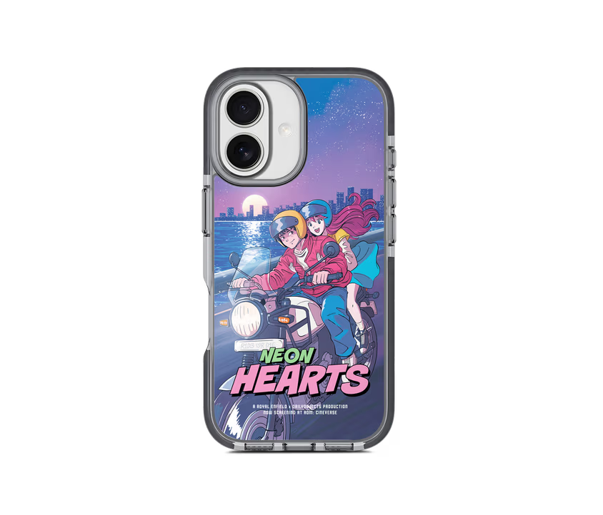 Neon Hearts Stride 2.0 MagSafe Case Cover For iPhone 17