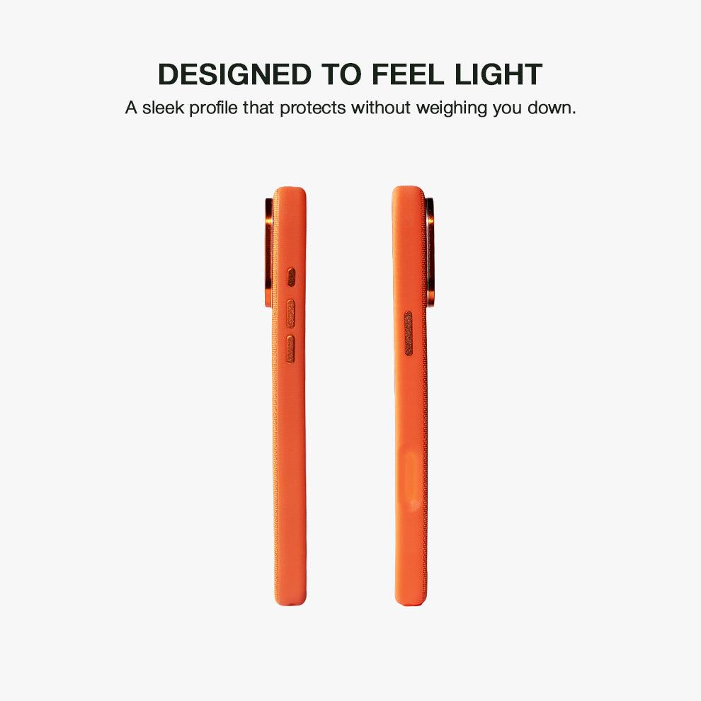 MagSafe Compatible Back Cover Case for iPhone 17 Pro Max (Magnetic | Orange)