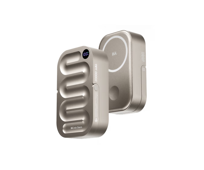 Loop Qi2-Certified MagSafe-Compatible Aluminium Power Bank 20000 mAh - Titanium